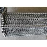 Aisi 304 Spiral Chain Link Conveyor Belt For Dry Nuts Roasting Machine for sale
