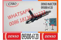 China 6261-11-3100 095000-6120 Diesel Fuel Injector for Komatsu PC750 supplier