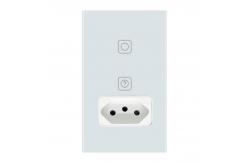 China Fireproof ABS 1gang Wifi Switch Socket App Control 10A For Home supplier