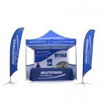 10 ft Outdoor Aluminum Hexagonal Bracket fold tent Structure Used Trade Show Tent For Commercial Event for sale