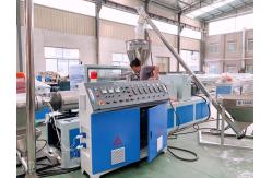 China 40k/H Two Screw PVC WPC Conical Twin Screw Extruder supplier