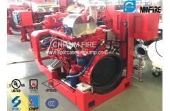 China High Efficiency Fire Pump Diesel Engine 300KW With Compact Structure supplier