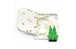 China Wall Mounting Fiber Optic Terminal Socket 1 Port For Patch Cable supplier
