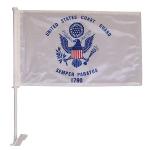 Custom Size Semp Car Flag Screen Printed Double Stitch Clean Cut Finishing for sale