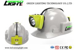 China 18000lux Underground Mining Cap Lamps 15 Hours Working Time With Display Screen supplier