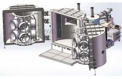 China Car Aluminum Alloy Wheels PVD Chrome Plating Machine,  Automotive wheel Chrome Plating supplier