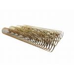 4:1 Pitch Encapsulation Metal Coil Binding Spines For Hardcover Calendar