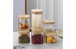 China 1000ml Airtight Borosilicate Glass Food Storage Jars supplier