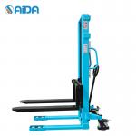 Lifter  Hand Manual Pallet Stacker  500kg Hydraulic  Steering Wheel Protection for sale
