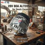 28V 80A  01181651 0118-1651 Alternator Engine for TCD2013 BFM1015 Excavator Construction Machinery Parts for sale