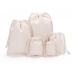 Shopping Storage Washable Biodegradable Food Safe 100% Natural Cotton Muslin Bags Bulk for sale