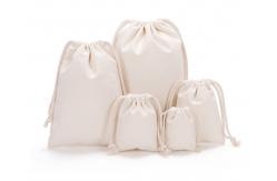 China Dust Custom Muslin Drawstring Bags Bulk 7x10cm supplier