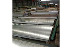 China SPCC Galvanized Steel Sheets EN10214 80g Zinc Layer 1500*6000mm 3mm Sliver Surface supplier