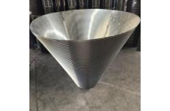 China Polishing Wedge Wire Baskets Customized Size and 2.03mm Wire Diameter supplier