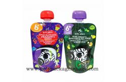 China Gravure Printing 0.18mm Fruit Juice Pouch With Suction Nozzle supplier