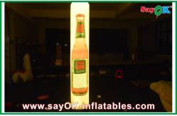 China Green / Yellow Inflatable Lighting Decoration With Logo Printing supplier