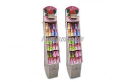 China Elegant Custom POS Cardboard Candy Display Recyclable With 3 Tiers supplier
