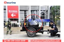 China 3.0kgs TNT Exploding Bomb Disposal Explosive Containment Vessel With Four Wheels supplier