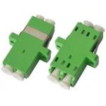 SC Multimode Fiber Optic Connector Adapters Aqua Color With Ear Duplex OM3 for sale
