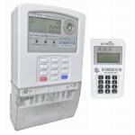 Prepaid Split Keypad Single Phase Energy Meter Low Credit Alarm Token Type for sale