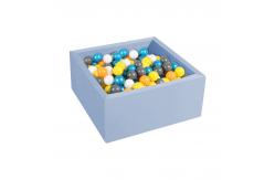 China Skin Friendly Velvet Fabric Foam Ball Pit Square OEM ODM OBM supplier
