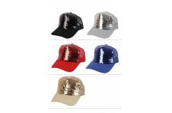 China Sublimation Sequin Baseball Cap Custom Baseball Caps With Logo Photo Printing supplier
