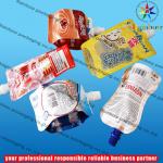 Aluminum Foil Spout Pouch Packaging With Cap For Jelly for sale