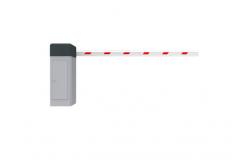 China Double Sensor 6s 120W 6m Arm Vehicle  Barrier Gate supplier