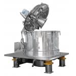 Large Capacity Vertical Type Scraper Discharge Bag Pulling Centrifuge 1200KG Capacity for sale