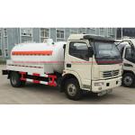 LPG Filling Gas Truck With Mobile Dispenser Machine DFAC 5cbm -5.5cbm LPG Storage Tanker for sale