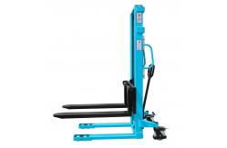 China Manual Pallet Stacker Semi Electric  1.5T walkie Straddle leg supplier