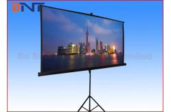 China Large Motorized Projector Screen , Electric Pull Down Projector Screen supplier