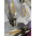 2w Filament Led Light Bulbs , Led Energy Saving Bulb Pc Glass