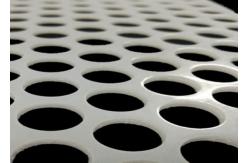 China PVC Perforated Plastic Mesh Sheet Round Hole 1000*2000mm 1220*2440mm supplier