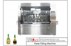 China Automatic Paste Filling Machine For Condiment , 350G Piston Salad Dressing Filling Machine supplier