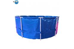 China PVC Canvas Fish Tank Farming Fish Pond Tank for fish prawn supplier