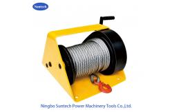 China GR2000 Single Drum 2200Lb Manual Lifting Worm Gear Winch supplier