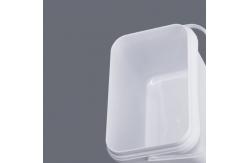 China Supplied Rectangle Plastic Bucket Storage Pail Container With Lid Handle supplier
