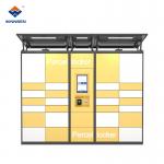 Smart Parcel Delivery Lockers Outdoor Click And Collect Cylinder Fresh Food Intelligent Storage for sale