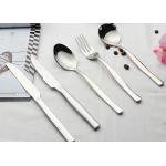 Glossy 25Pcs Stainless Steel Cutlery Flatware Set For Restaurant for sale