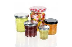 China Small Airtight Mason Stackable Honey Jam Spice Storage Glass Jars supplier