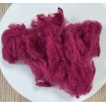 Recycled Polyester Staple Fiber 2.5D 51mm Plum Purple for sale