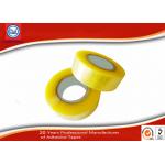 Yellowish No Bubble BOPP Packaging Tape Transparent Cinta Adhesive