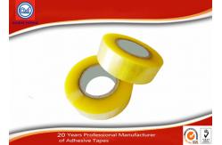 China Yellowish No Bubble BOPP Packaging Tape Transparent Cinta Adhesive supplier