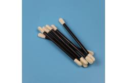 China Black Handle Double Ended Foam Tip Cleanroom Swab Lint Free supplier