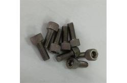 China Titanium Knurled Socket Screw Bolt For Motocycle / Shipbuilding Customized supplier