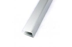 China Hanging Rails Of Curtains U Shaped Aluminium Door Profiles supplier