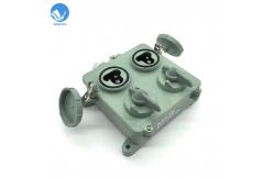 China Ip66 Double Waterproof Socket Box With Switch Synthetic Resin Marine supplier