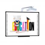 96 Inch Interactive Whiteboard Wall Mount Ceramic Surface Indoor Projection Board Teaching Smart Board With Media Player for sale