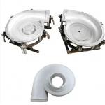 Silver Aluminum Rotational Molding Process Wind Turbine Shell Mold for sale